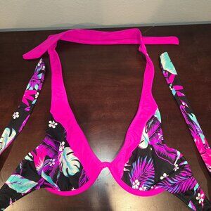 Venus Bright Floral Bikini Top